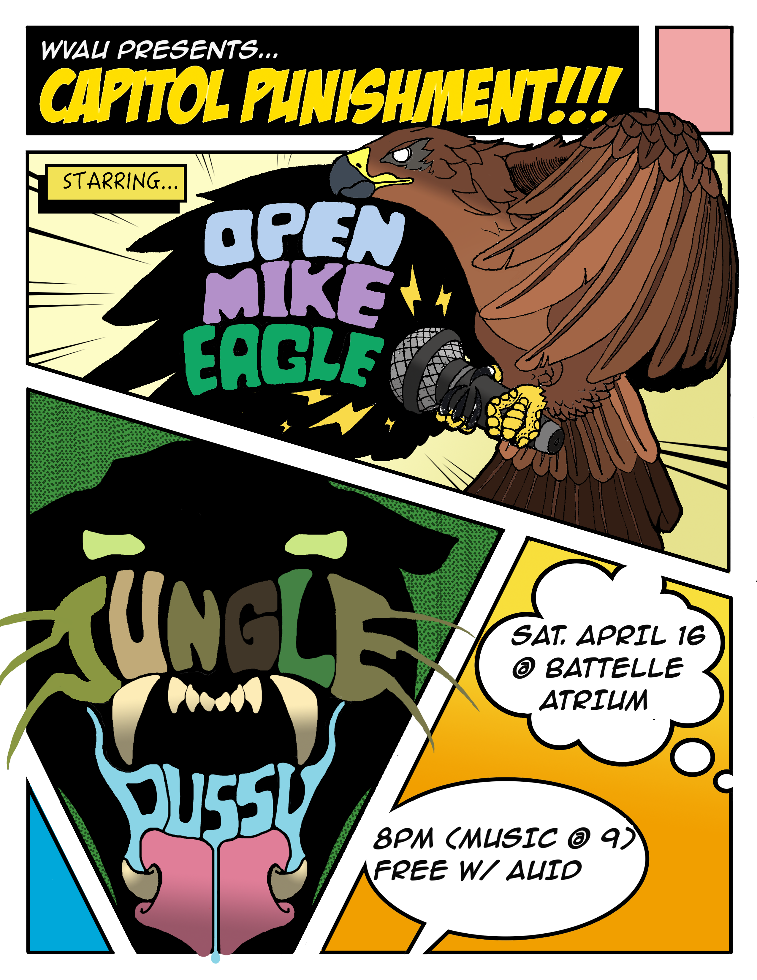 WVAU Capitol Punishment Spring 2016: Open Mike Eagle & Junglepussy